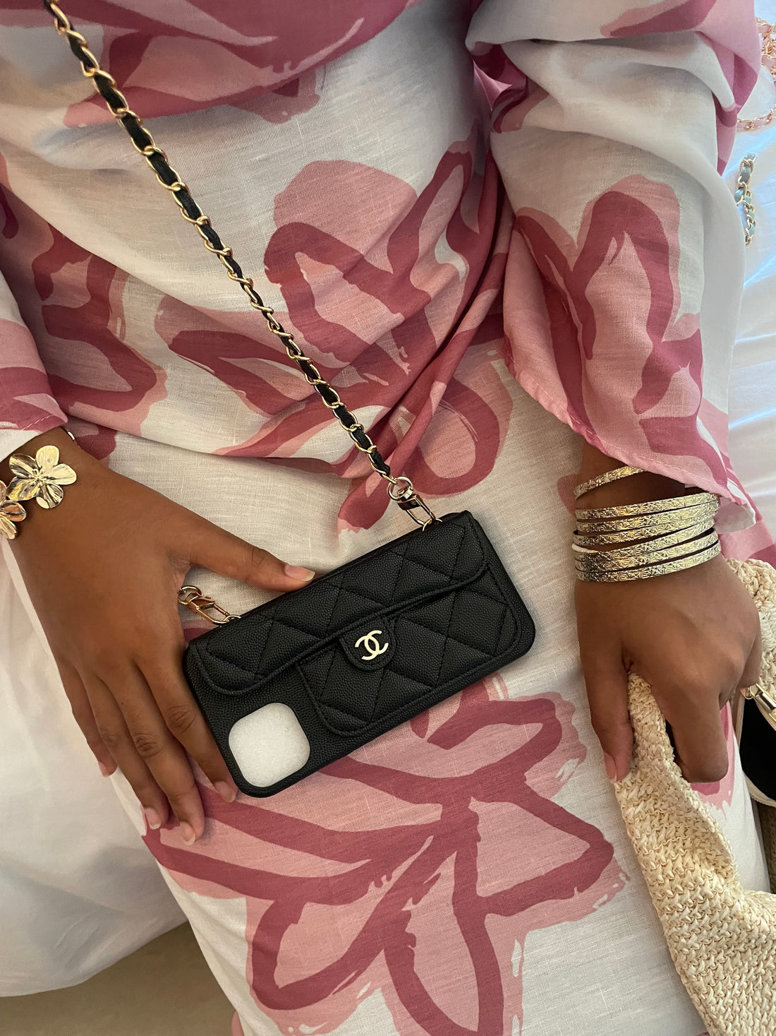 Coque de téléphone CC Noire